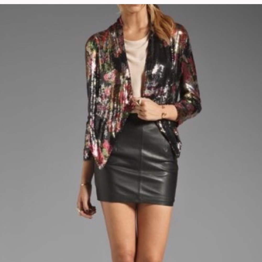 Lovers + FRIENDS sequin blazer